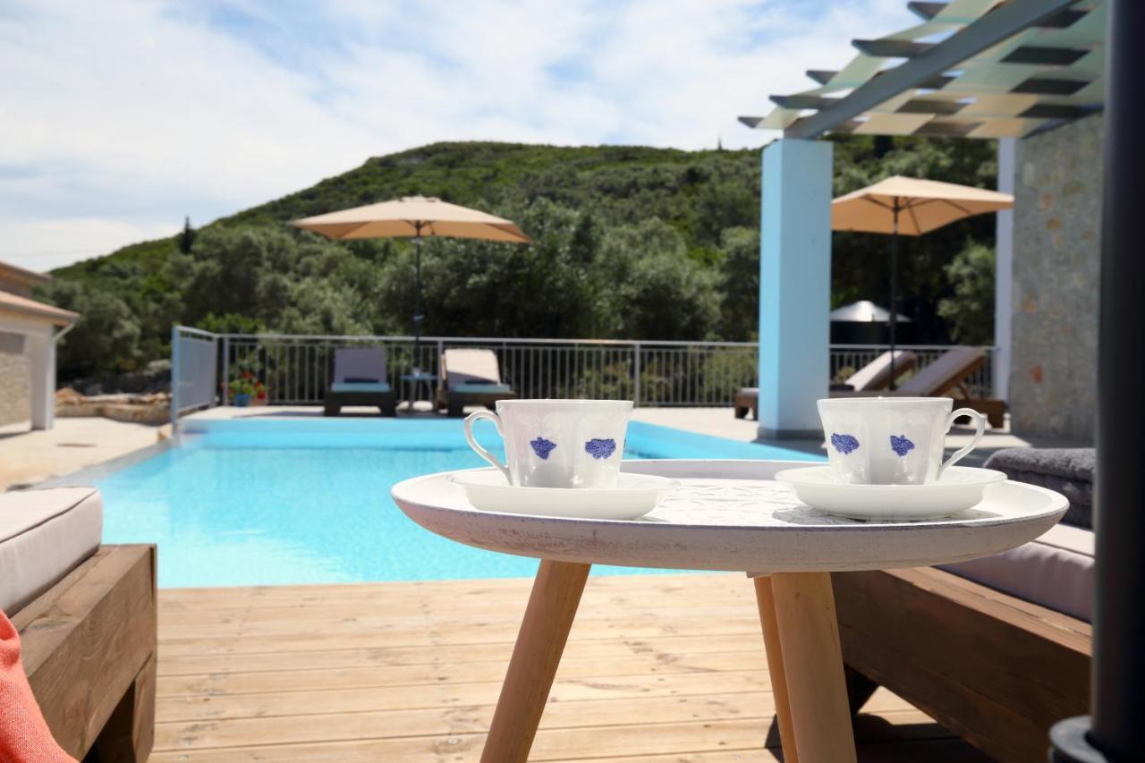 Tsakmakis Villas Luxury- Panoramic Sea View - Lefkada Tsoukaládhes Exterior foto