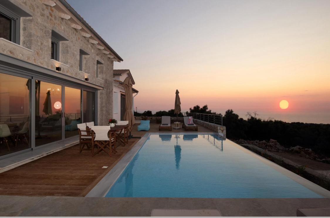 Tsakmakis Villas Luxury- Panoramic Sea View - Lefkada Tsoukaládhes Exterior foto